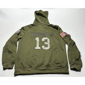 Cleveland Browns Nike Beckham Jr NFL Salute To Service Hoodie Youth Large *FLAWS